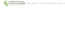 Tablet Screenshot of chroscielewska-chroscielewski.com